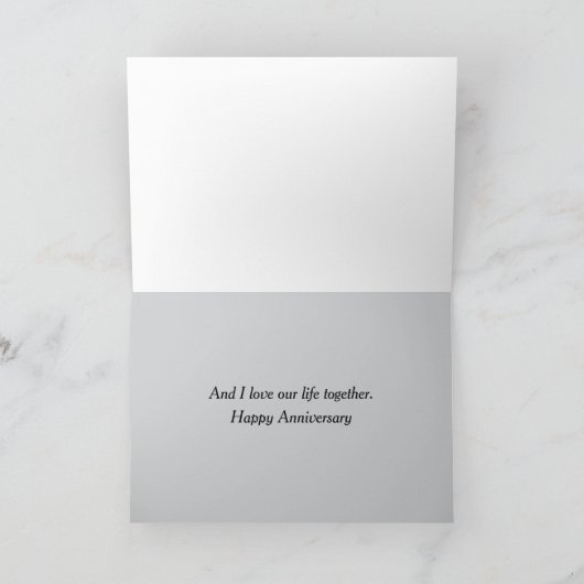 Happy Jubileum Husband Desert Landscape Sage Kaart (Binnen)