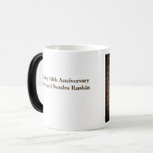 Happy Jubileum John en Sandra Magische Mok (Voorkant links)