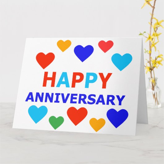 HAPPY JUBILEUM KAART (Gele Bloem)