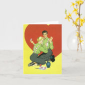 Happy Jubileum Kaart de beste beslissing die je he (Gele Bloem)