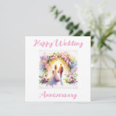 Happy Jubileum-kaart Feestdagenkaart (Staand voorkant)