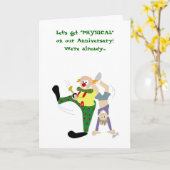 Happy Jubileum-kaart Kaart (Gele Bloem)