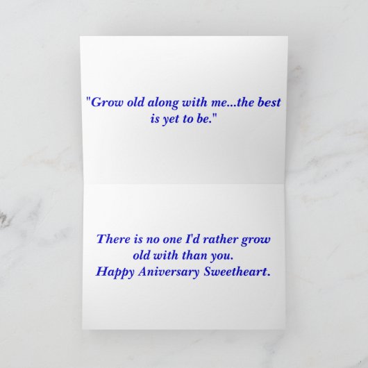 Happy Jubileum-kaart Kaart (Binnen)