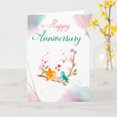 Happy Jubileum-kaart Kaart (Gele Bloem)