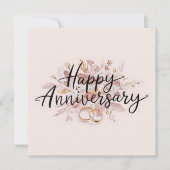 Happy Jubileum Kaarten Elegant (Voorkant)