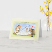 Happy Jubileum Kaarten voor vrouw liefde muziek wi (Gele Bloem)