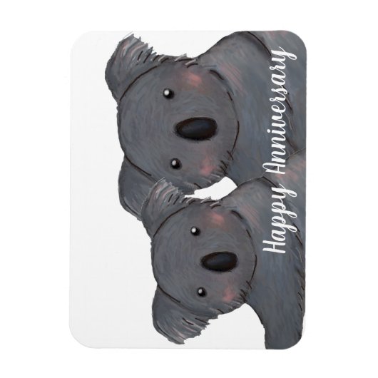 Happy Jubileum koala man & vrouw Magneet (Verticaal)