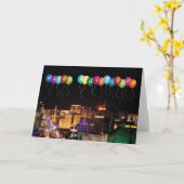 HAPPY JUBILEUM LAS VEGAS KAART (Gele Bloem)