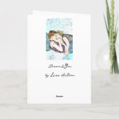 Happy Jubileum Love | Lesbische kus Kaart (Achterkant)