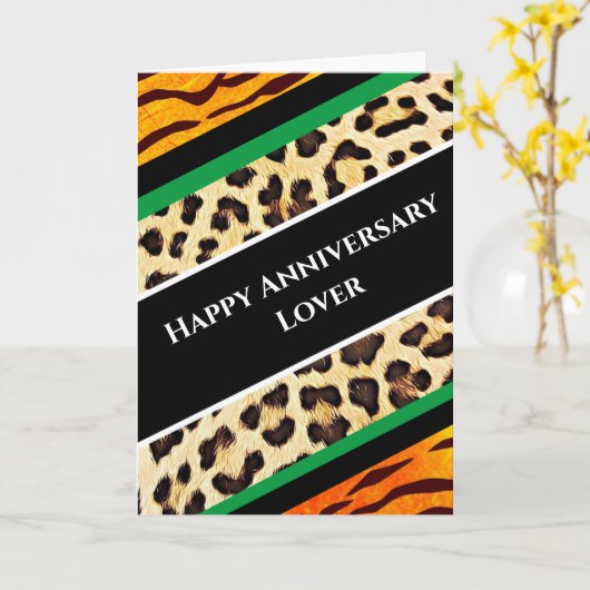 Happy Jubileum Lover Flirty Fun Kaart (Gele Bloem)