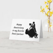 HAPPY **JUBILEUM** MIJN FAVORIETE DANSPARTNER KAART (Gele Bloem)