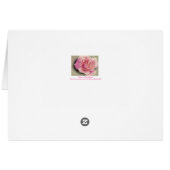 Happy Jubileum, My Love / Pink Rose (Achterkant Horizontaal)