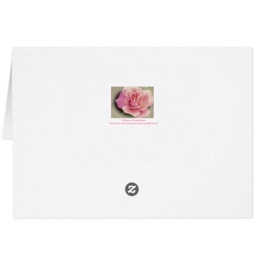 Happy Jubileum, My Love / Pink Rose (Achterkant Horizontaal)