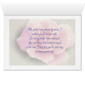 Happy Jubileum, My Love / Pink Rose (Binenzijde Horizontaal (Onderkant))