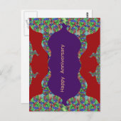 Happy Jubileum - Oosterse kunst Emotional Touch Briefkaart (Voorkant / Achterkant)