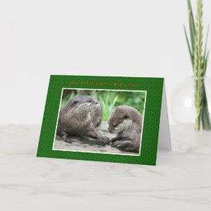Happy Jubileum Otter Couple Kaart