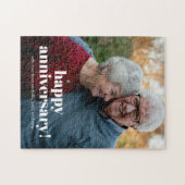 Happy Jubileum Ouders Bruiloft Keepsake Foto Legpuzzel (Horizontaal)