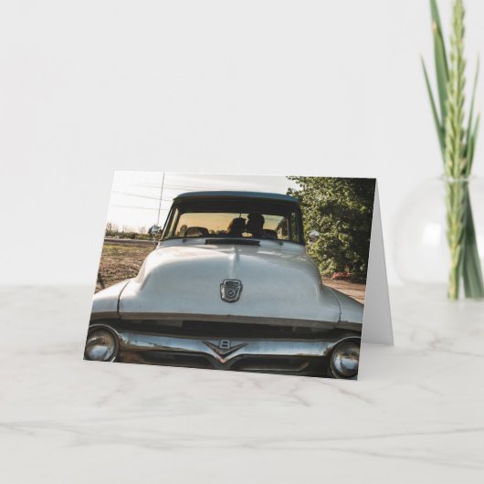 Happy Jubileum  paar in de Kaart van de auto (Voorkant)