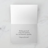 Happy Jubileum paar parkbank gepersonaliseerd Kaart (Binnen)