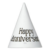 Happy Jubileum Party Pet Feesthoedjes (Rechts)