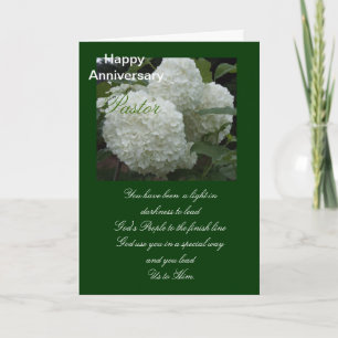 Happy Jubileum-pastor Feestdagen Kaart