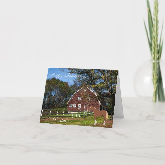 Happy Jubileum-pastor Kaart (Voorkant)