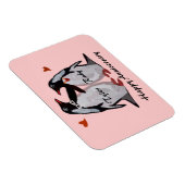 Happy Jubileum Penguin Love Premium Magnet Magneet (Rechterzijde)
