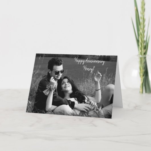 Happy Jubileum, persoonlijke fotokaart Kaart (Voorkant)