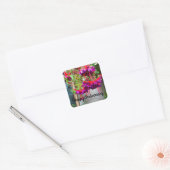 Happy Jubileum Red & Paarse Fuchsia #1 Sticker (Envelop)
