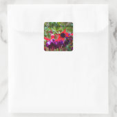 Happy Jubileum Red & Paarse Fuchsia #2 Sticker (Tas)