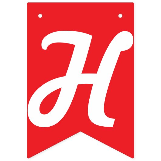 HAPPY JUBILEUM, ROOD + WIT VLAGGETJES (Eerste vlag)