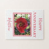 Happy Jubileum Roos Photo Theme Legpuzzel (Horizontaal)