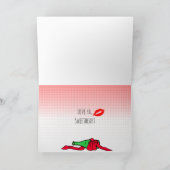 Happy Jubileum, Sexy Flirty Retro Lady in Bow Kaart (Binnen)