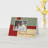 Happy Jubileum - Sjabloon fotokaart (Gele Bloem)