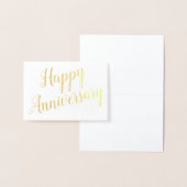 Happy Jubileum Special Occasion Custom Greeting Folie Kaarten (Display)