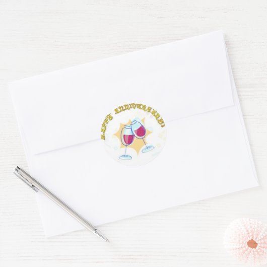Happy Jubileum Stickers (Envelop)