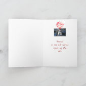 Happy Jubileum Sweet Romantic Penguins Bird  Feestdagen Kaart (Binnen)