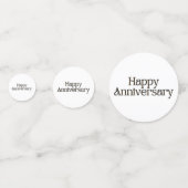 Happy Jubileum Table Confetti (Voorkanten)