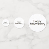 Happy Jubileum Table Confetti (Achterkanten)