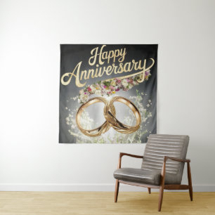 Happy Jubileum tapestry Wandkleed