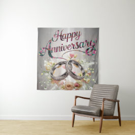 Happy Jubileum tapestry Wandkleed