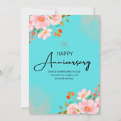 Happy Jubileum Verzenden van oprechte wensen Kaart (Voorkant)