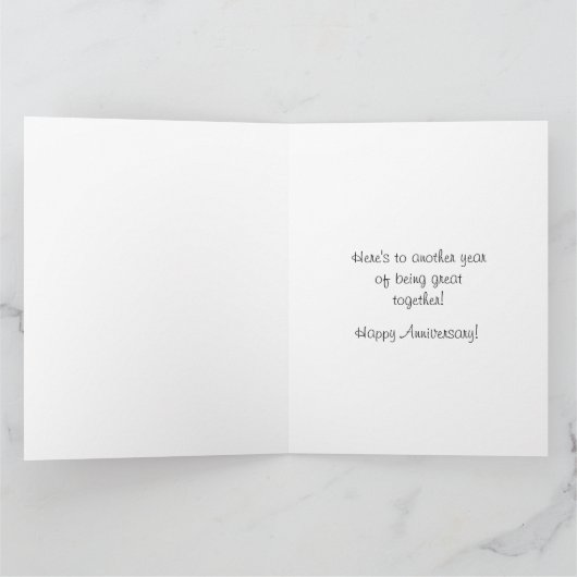 Happy Jubileum Waterverf Cactus Card Kaart (Binnen)