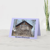 Happy Jubileum Weatherd Barn Kaart (Achterkant)