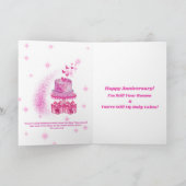 Happy Jubileum Wenskaart Kaart (Binnen)