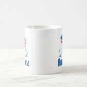 Happy Juli 4 Vierde Juli GOD BLESS AMERICA Koffiemok (Center)