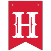 Happy Juli 4th Red White Blue Bunting Flags Vlaggetjes (Tweede vlag)