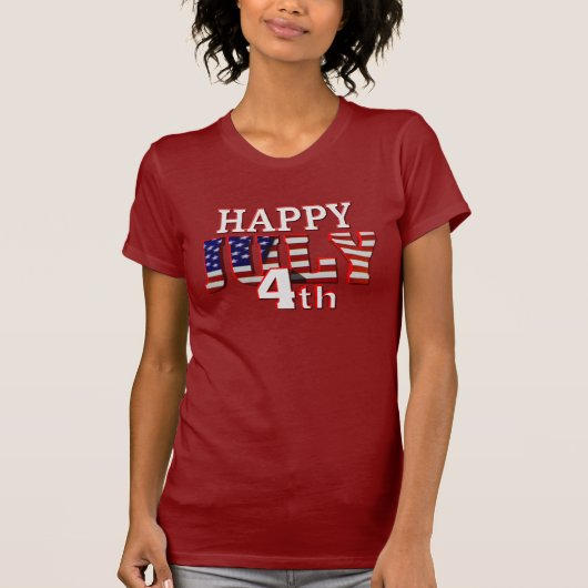 Happy Juli 4th t-shirt (Voorkant)