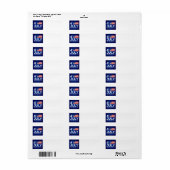 Happy Julth 4 de Etiket (Full Sheet)