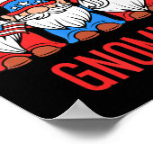 Happy Julth 4th Gnomies Patriotic Pride Gnomes USA Poster (Hoek)